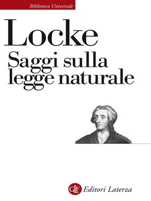 cover image of Saggi sulla legge naturale